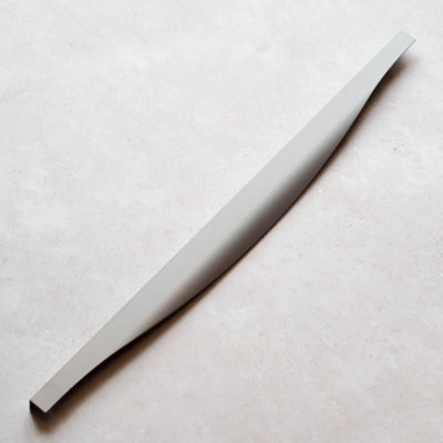  - 596mm Brushed Nickel Screw Fix Cabinet Trim Grey Cupboard Drawer Profile Pull Wardrobe Furniture