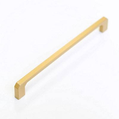 192mm Matt Brass Cabinet Handle Dark Gold Kitchen Cupboard Door Drawer Pull Bathroom Bedroom Furniture Replacement from B&Q
