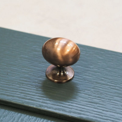 31mm Brushed Black Copper Cabinet Knob Cupboard Door Drawer Handle Pull Bathroom Bedroom Wardrobe Furniture Replacement Upcycle from B&Q