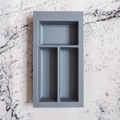 300mm Grey Cutlery Tray For Blum Legrabox Drawer from B&Q