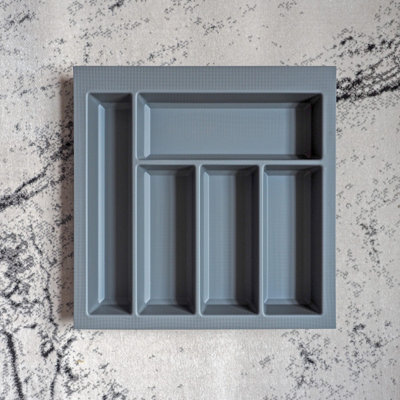 500mm Grey Cutlery Tray For Blum Legrabox Drawer from B&Q