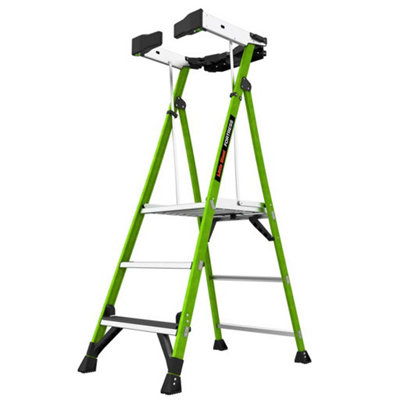Little Giant 3 Tread Fortress Grp Platform Step Ladder from B&Q