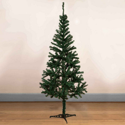 6Ft Artificial Christmas Green Tree from B&Q