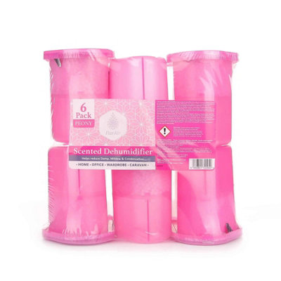 Scented Dehumidifier Moisture Absorber Remover Pack Of 6 from B&Q