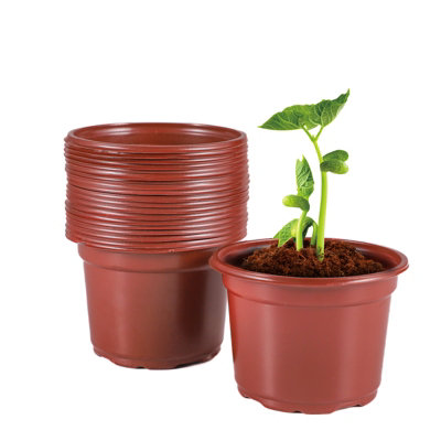  - 40 Pack 9Cm Round Plastic Plant Pots For SeedlingsHerbs & Garden Plants