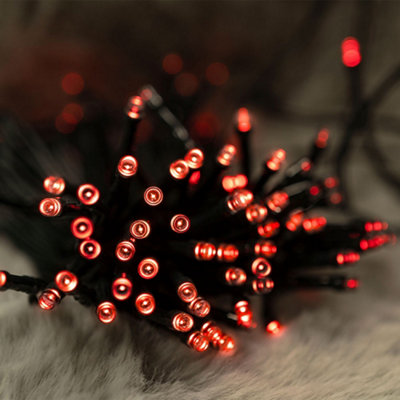  - 135 Led Solar Fairy Lights Outdoor Garden String LightsRed