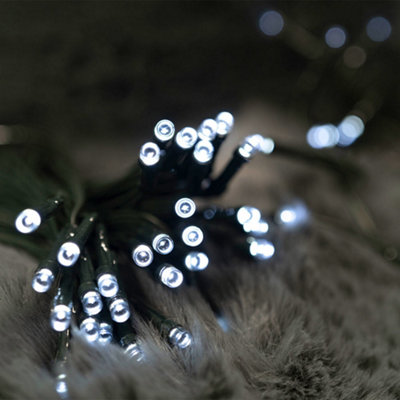  - 70 Led Solar Fairy Lights Bright White Outdoor Garden String Lights