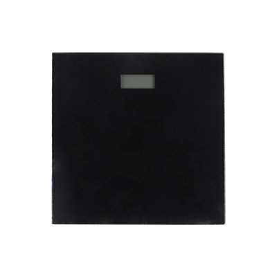 Bathroom Body Weight Scales Lcd Black from B&Q