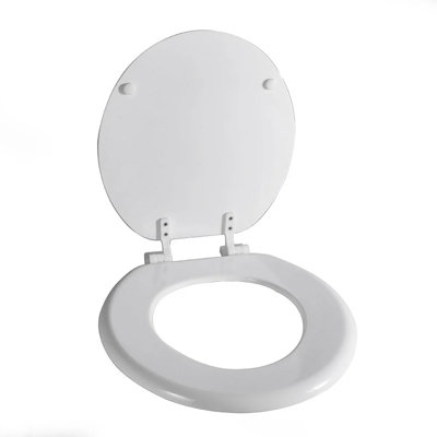  - Geometric Pattern Printed Toilet Seat-Quick Release Toilet Seat