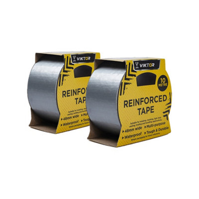 Viktor Reinforced Tape 10M X 48mm X 2Pack from B&Q