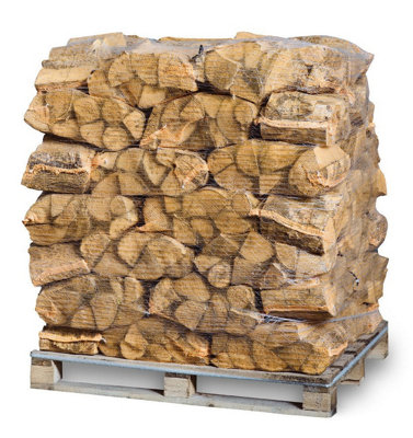 Fire Guru Kiln Dried Oak Logs Nets 54 X 25L from B&Q