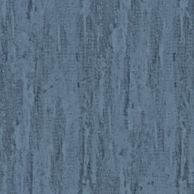 Muriva Blue Floral Mica Effect Embossed Wallpaper from B&Q