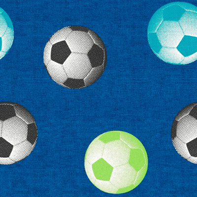 Catherine Lansfield  Blue Football Wallpaper, Sports Direct - Image 11