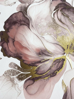 Muriva Floral Wallpaper Elysian Pink Wall Paper Roll from B&Q