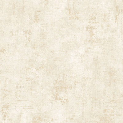 World Of Wallpaper Cream/Gold Industrial Concrete Texture Wallpaper / Af0032