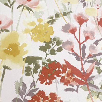 Lansfield Countryside Floral Pink Wallpaper Paste The Paper Heavyweight - Image 8