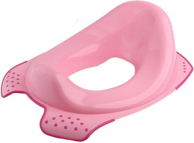 Divchi Toilet Training Seat Combo Unisex White For Safe Toddler Loo Potty Training In The Bathroom And Home (Pink) from B&Q