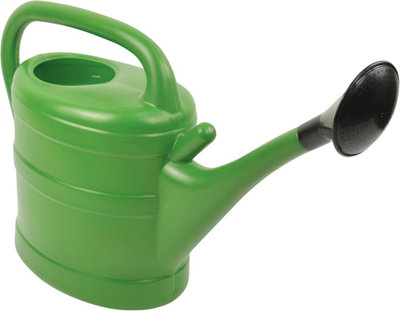 Divchi Watering Can With Rose Head Indoor Outdoor Plants Watering Pot With Handle & Removable Sprinkler Head (Green5 Litre) from B&Q