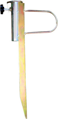B&Q -  Washing Line Spike Rotary Ground Parasol Stand  Soil Spike  Cloth Airer Stand Base  Outdoor  Umbrella  Soil Sand