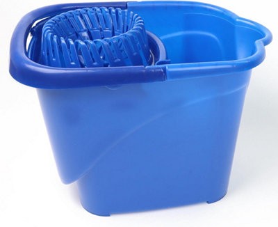 Divchi Mop Bucket Lightweight & Portable Floor Cleaning Mopping Bucket With Removable Wringer Carry Handle & Convenient Pouring from B&Q