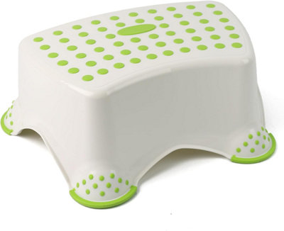 Divchi Toilet Training Kids Non Slip Up Step Stool Unisex For Safe Toddler Loo Potty Training In The Bathroom And Home (Green) from B&Q