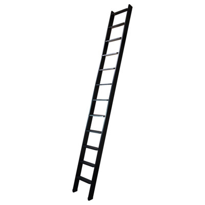 BPS Access Solutions Bps Deluxe Mezzanine LadderBlack PaintedDetachableFloor Height Up To 2.85M150Kg Load Rating from B&Q