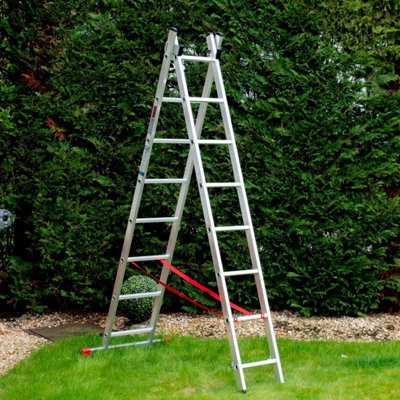 Home Master 8 Rung 2 Section Combination Ladder