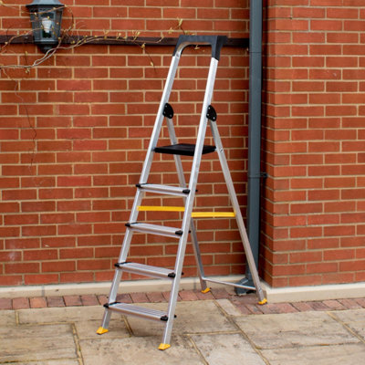 Trade Master Pro 5 Step Platform Step Ladders