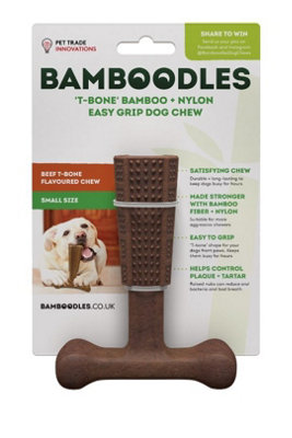 B&Q Bamboodles T-Bone Beef Flavour Small 4"