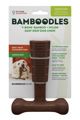 B&Q Bamboodles T-Bone Beef Flavour Medium 6"