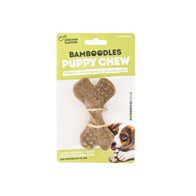 B&Q Bamboodles Flavoured Chew Toys For Puppy Dogs