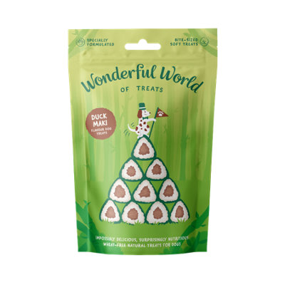Wonderful World Of Treats Duck Maki Dog Treats 50GPack Of 12 from B&Q