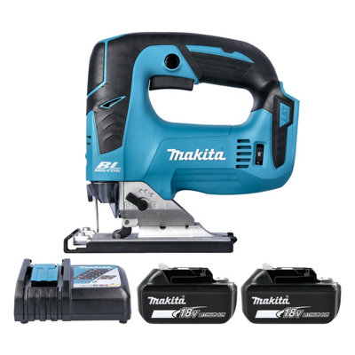 Makita Djv182Z 18V Lxt Cordless Brushless 26mm 390W Jigsaw With 2 X 3Ah Batteries & Charger from B&Q