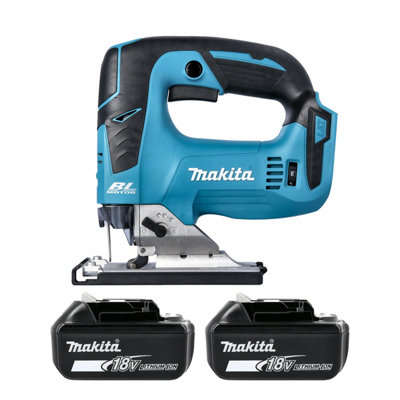 Makita Djv182Z 18V Lxt Cordless Brushless 26mm 390W Jigsaw With 2 X 6Ah Batteries from B&Q