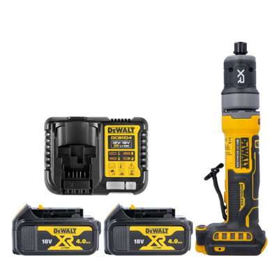 Dewalt Dcg420 18V Xr Compact Cordless Brushless Inline Die Grinder With 2 X 4Ah Batteries & Charger from B&Q