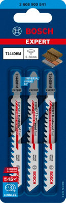 Bosch T 144 Dhm Hardwood Fast Carbide Jigsaw Blade Pack Of 3 2608900541 from B&Q