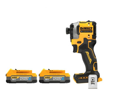 Dewalt Dcf850 18V Cordless Brushless Impact Driver With 2 X 1.7Ah Powerstack Batteries from B&Q