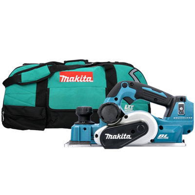 Makita Dkp181Z 18V Lxt Cordless Brushless 82mm Aws Planer With Lxt600 Tool Bag from B&Q