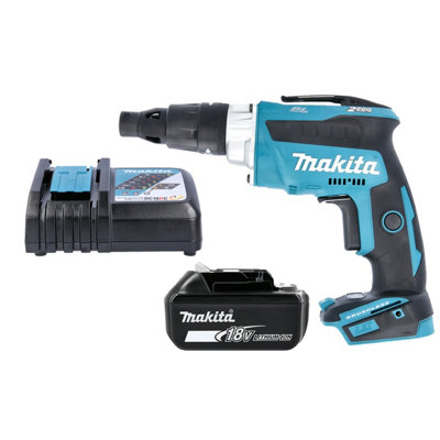 Makita Dfs251 18V Lxt Brushless 1/4" Hex High Speed Tek Screwdriver With 1 X 6Ah Battery & Charger from B&Q