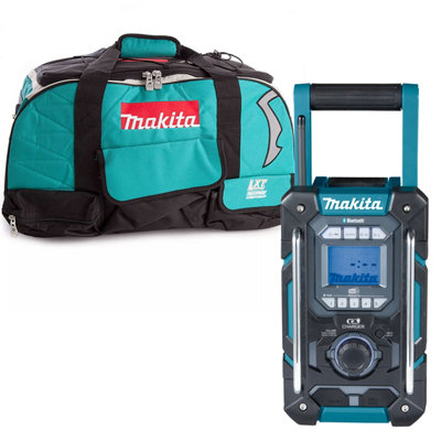 Makita Dmr301Z 12V Max/18V Cxt/lxt Cordless/ac Am/dab/dab+ Jobsite Radio With Lxt400 Tool Bag from B&Q