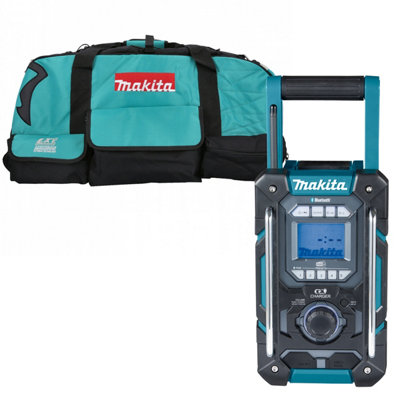 Makita Dmr301Z 12V Max/18V Cxt/lxt Cordless/ac Am/dab/dab+ Jobsite Radio With Lxt600 Tool Bag from B&Q