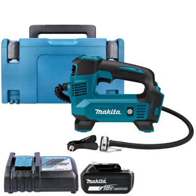 Makita Dmp180Z 18V Lxt Cordless 8.3Mbar12L/min Tyre Inflator With 1 X 6Ah BatteryCharger & Case from B&Q
