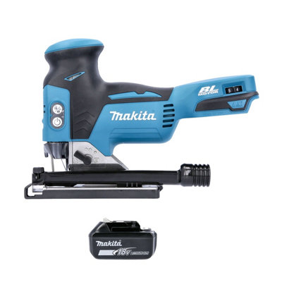 Makita Djv181Z 18V Lxt Cordless Brushless Barrel Handle 26mm 390W Jigsaw With 1 X 6Ah Battery from B&Q