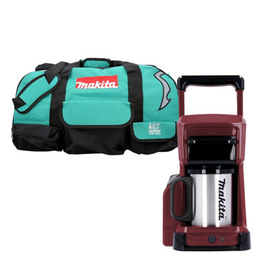 Makita Dcm501Zar 12V Max/18V Cxt/lxt Cordless Cofee Maker With Lxt400 Tool Bag from B&Q
