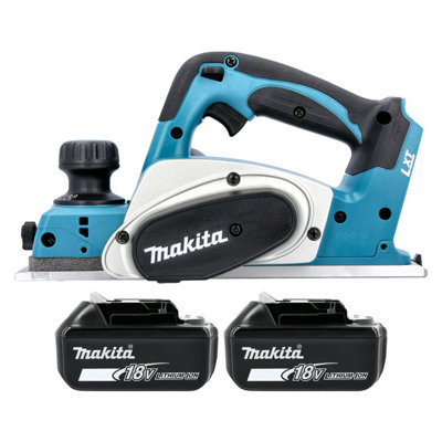 Makita Dkp180Z 18V Lxt Cordless 82mm Planer With 2 X 5Ah Batteries from B&Q