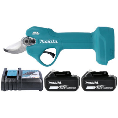 Makita Dup181Z 18V Lxt Cordless Brushless Pruning Shears With 2 X 3Ah Batteries & Dc1Rc Charger from B&Q
