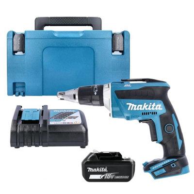 Makita Dfs452 18V Lxt Brushless Drywall Screwdriver With 1 X 5.0Ah BatteryCharger & Case from B&Q