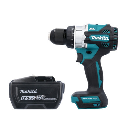 Makita Dhp492Z Drill 18V Lxt Cordless Brushless Combi Drill With 1 X 12Ah Batery from B&Q