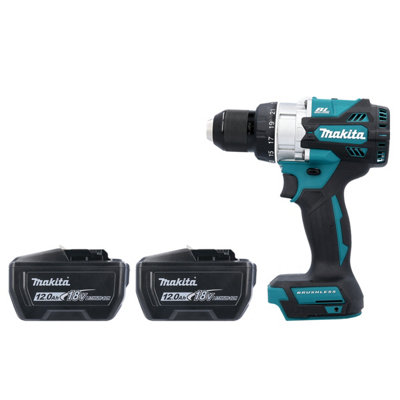 Makita Dhp492Z Drill 18V Lxt Cordless Brushless Combi Drill With 2 X 12Ah Bateries from B&Q