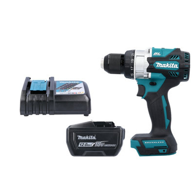 Makita Dhp492Z Drill 18V Lxt Cordless Brushless Combi Drill With 1 X 12Ah Batery & Charger from B&Q